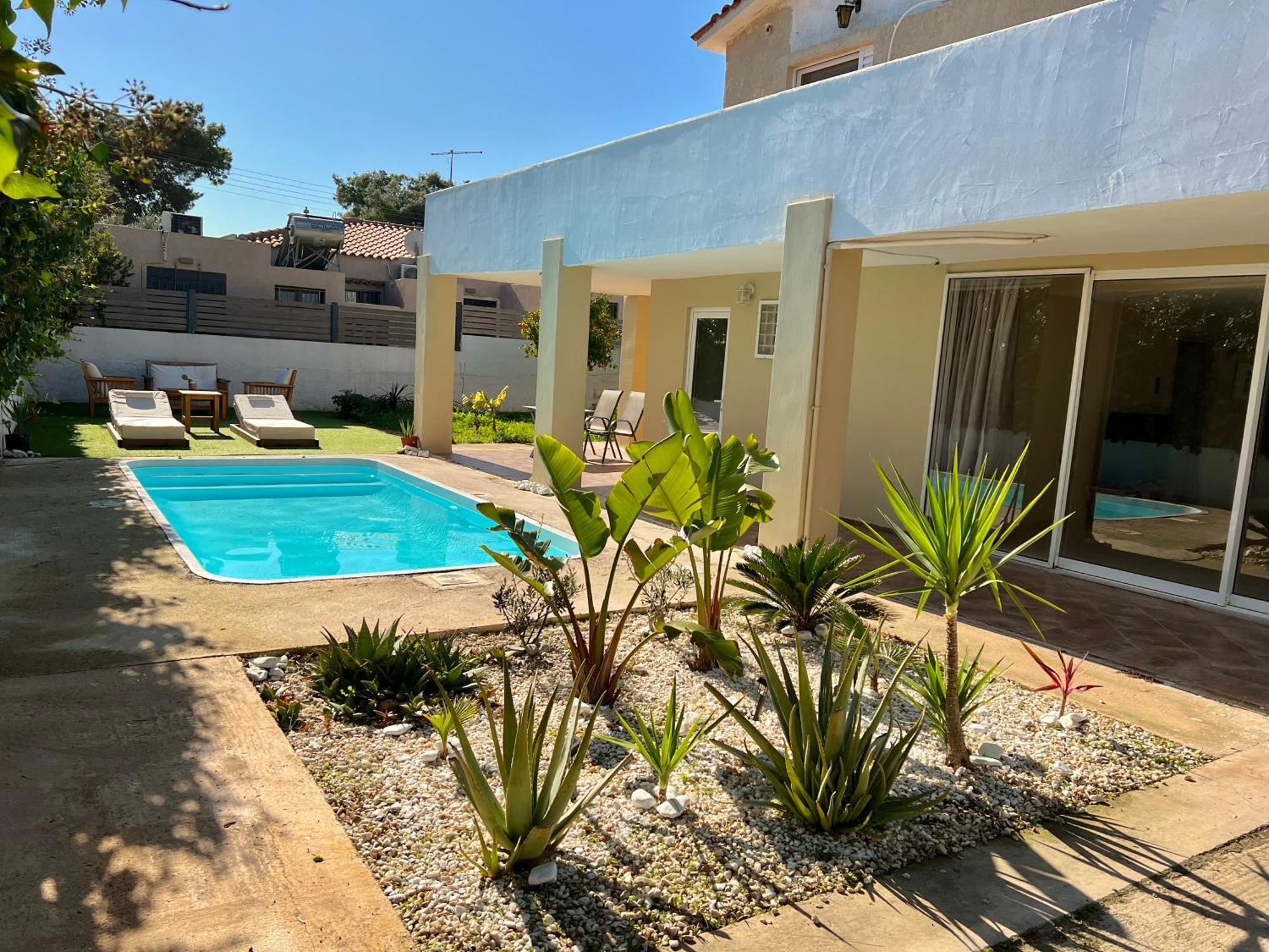 Pool Villa Lagonisi 5Min From Beach Koropi Exterior photo